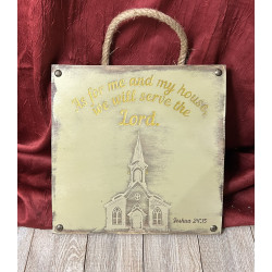 "Merry Christmas" Santa - Handcrafted Wood Sign