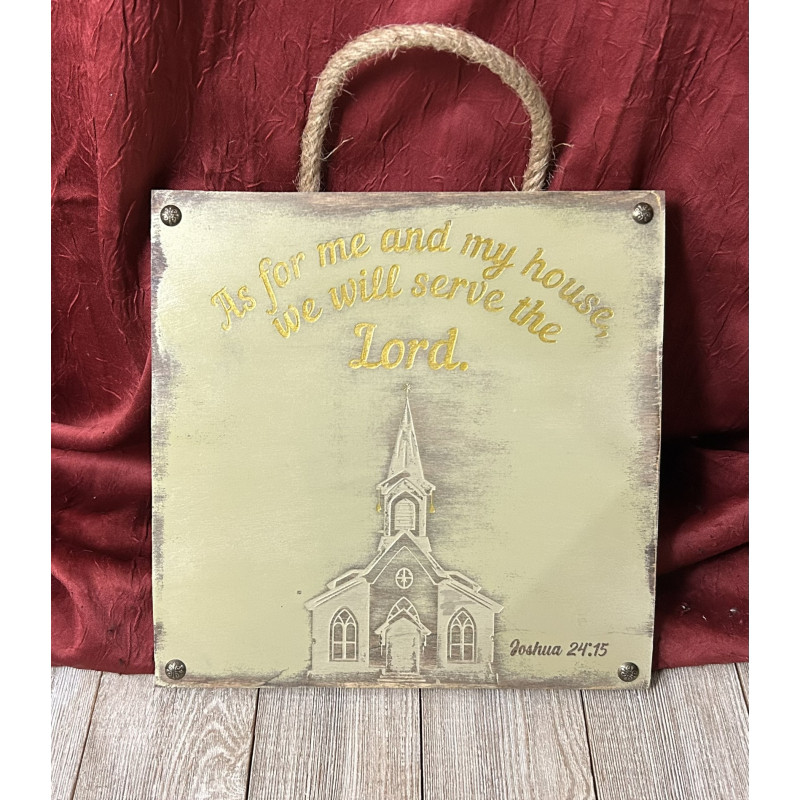 "Merry Christmas" Santa - Handcrafted Wood Sign