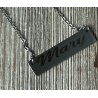 Engraved Stainless Steel Necklace (Silver or Rose Gold Color)