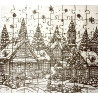 Christmas Village Wood Jigsaw Puzzle (48pcs)